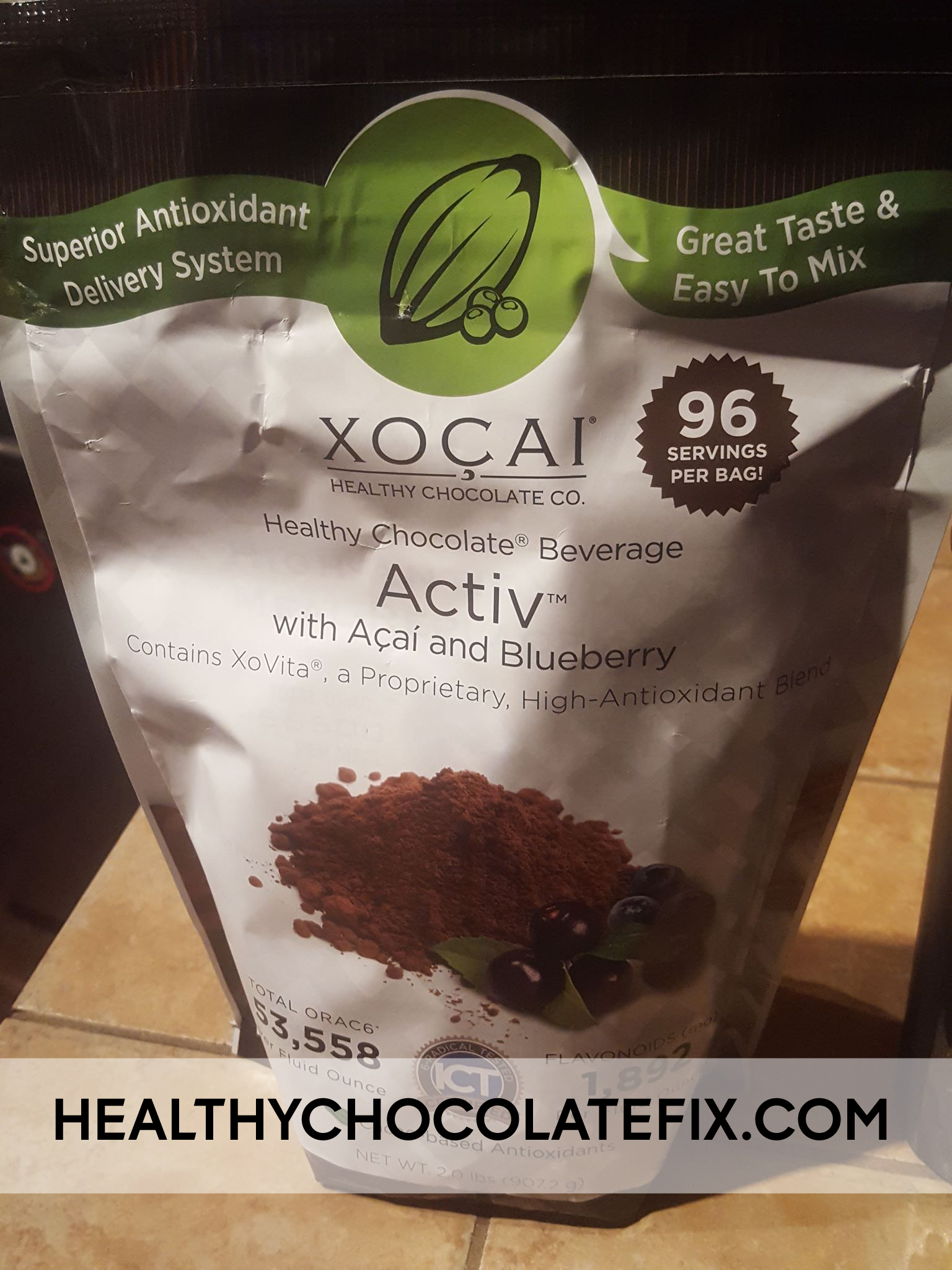 Healthy Chocolate Beverage HighAntioxidant Blend With Cocoa Flavanols