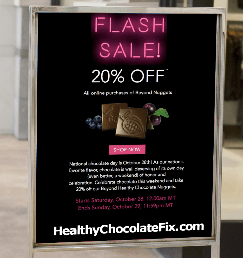Celebrate National Chocolate Day with 20% off Beyond Healthy Chocolate Nuggets!