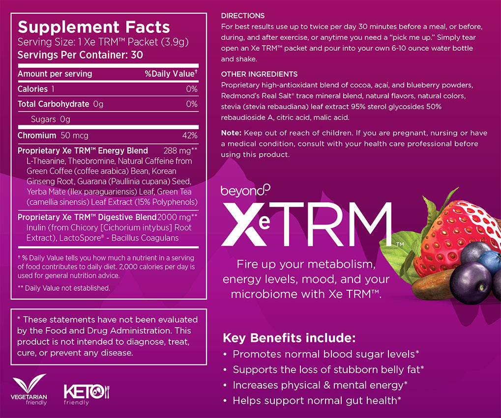 Beyond Berry Purple XeTRM Fat Burn Drink