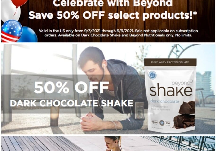 Labor Day Healthy Chocolate Protein SALE!